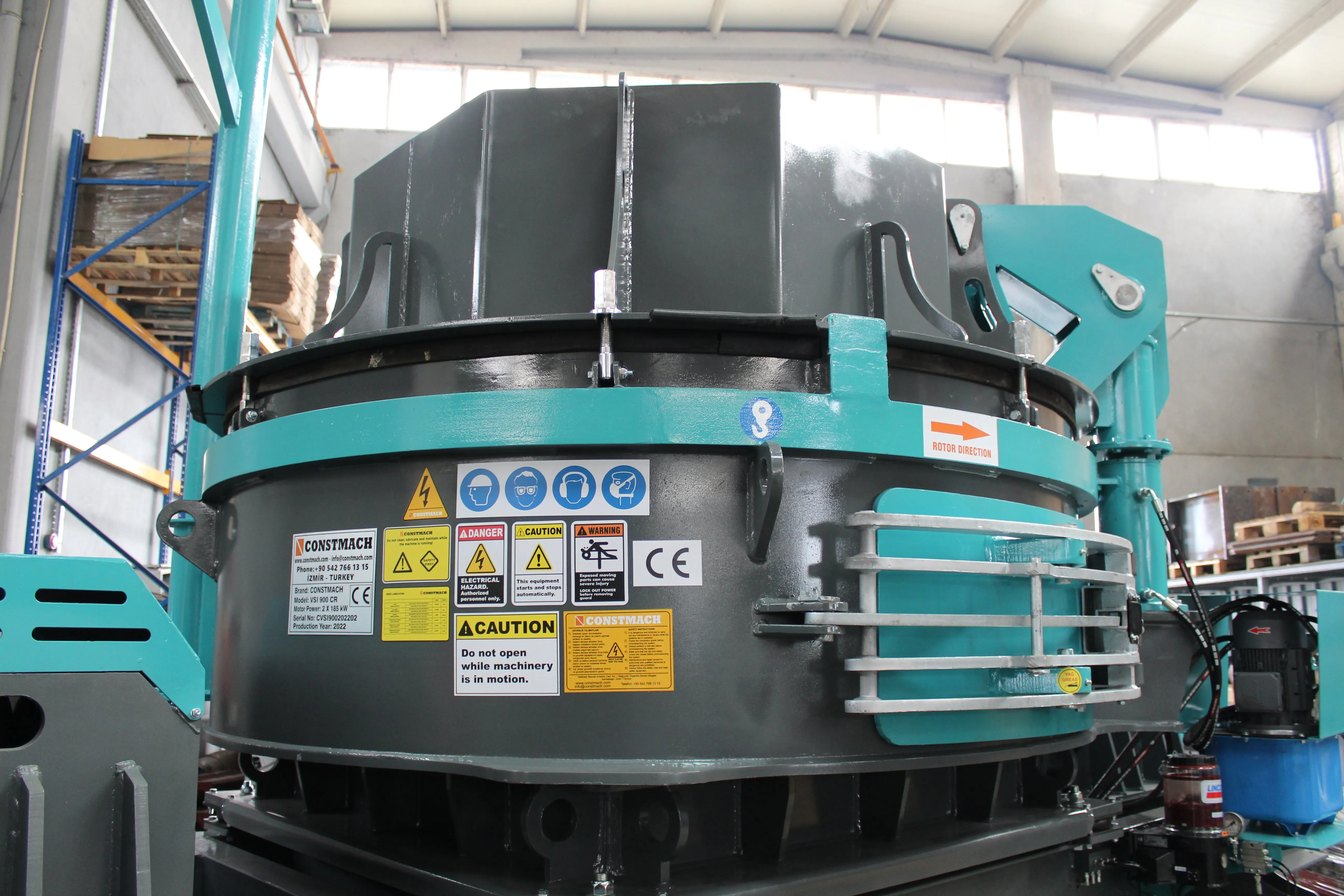 Sand MACHINE, VSI CRUSHER, High Quality Vertical SHAFT IMPACT Crusher 10 Years 250 T/h FREE of Charge