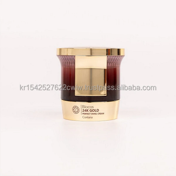 ALL in ONE SOLUTION Coreana Biocos 24K Gold Snail Cream 50ml Brighten up Moisturize and Energize Tired Skin Made in Korea