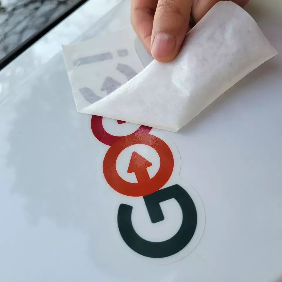 Waterproof UV holographic car sticker custom printing car window glass decal custom stickers car vinyl transfer sticker speed