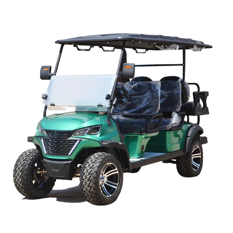 2024 Hot Selling 48V 6 Seater Side by 4*4 Electric Golf Cart Customized Color Support