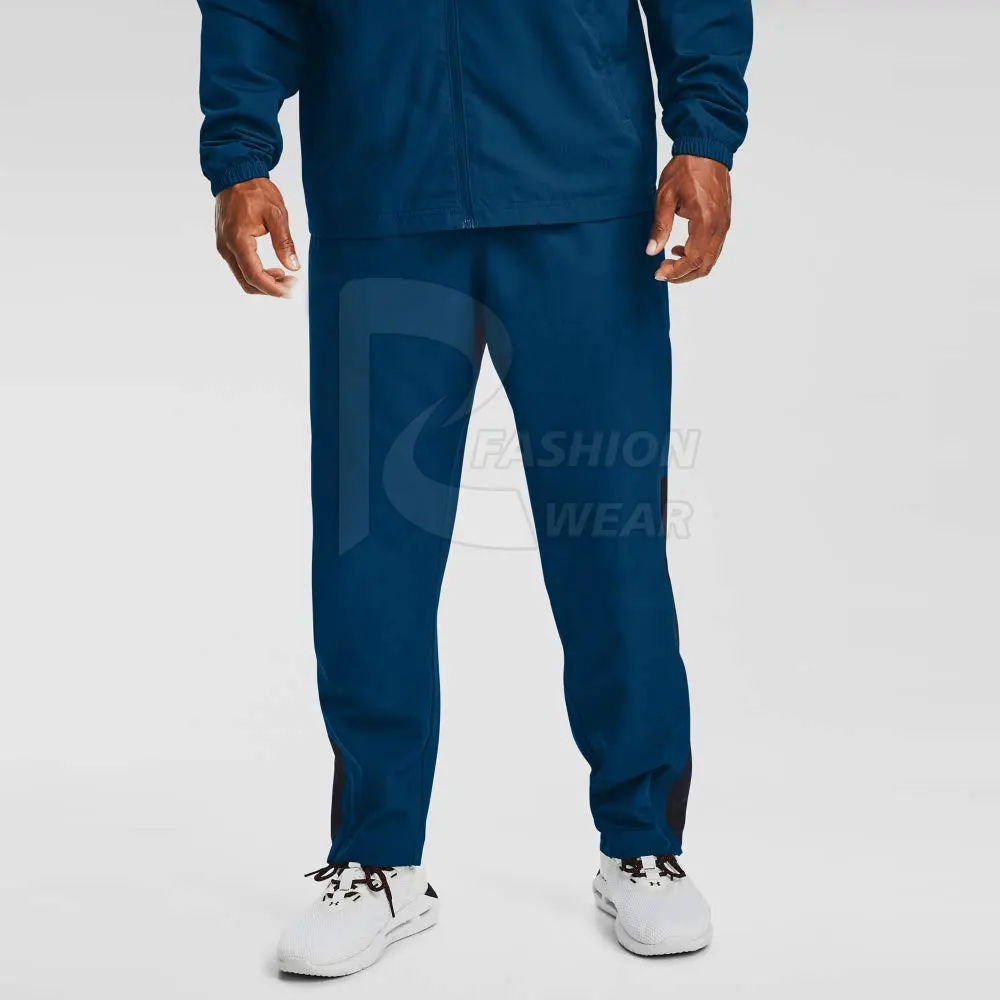 Wholesale Track Pants Solid Color Drawstring Polyester Made Track Pants For Gym