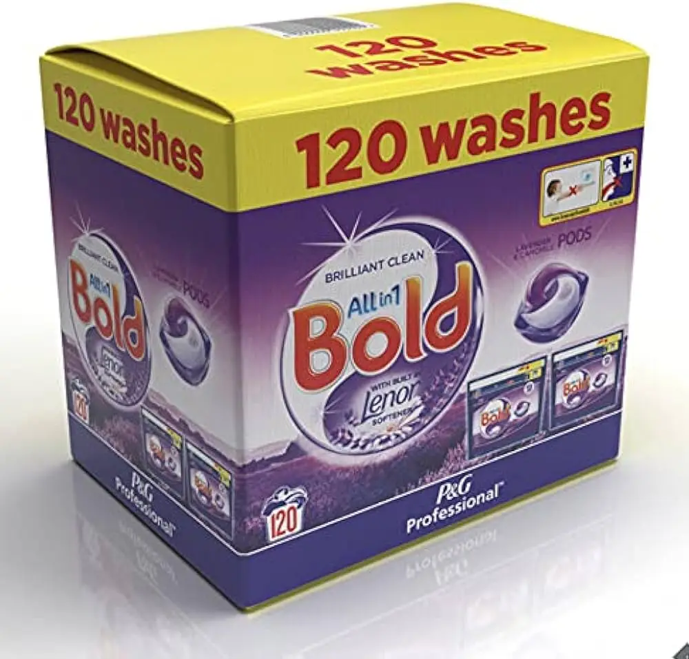 Полосатая универсальная капсула для стирки капсулы пружинное пробуждение 36 моющих средств стручков