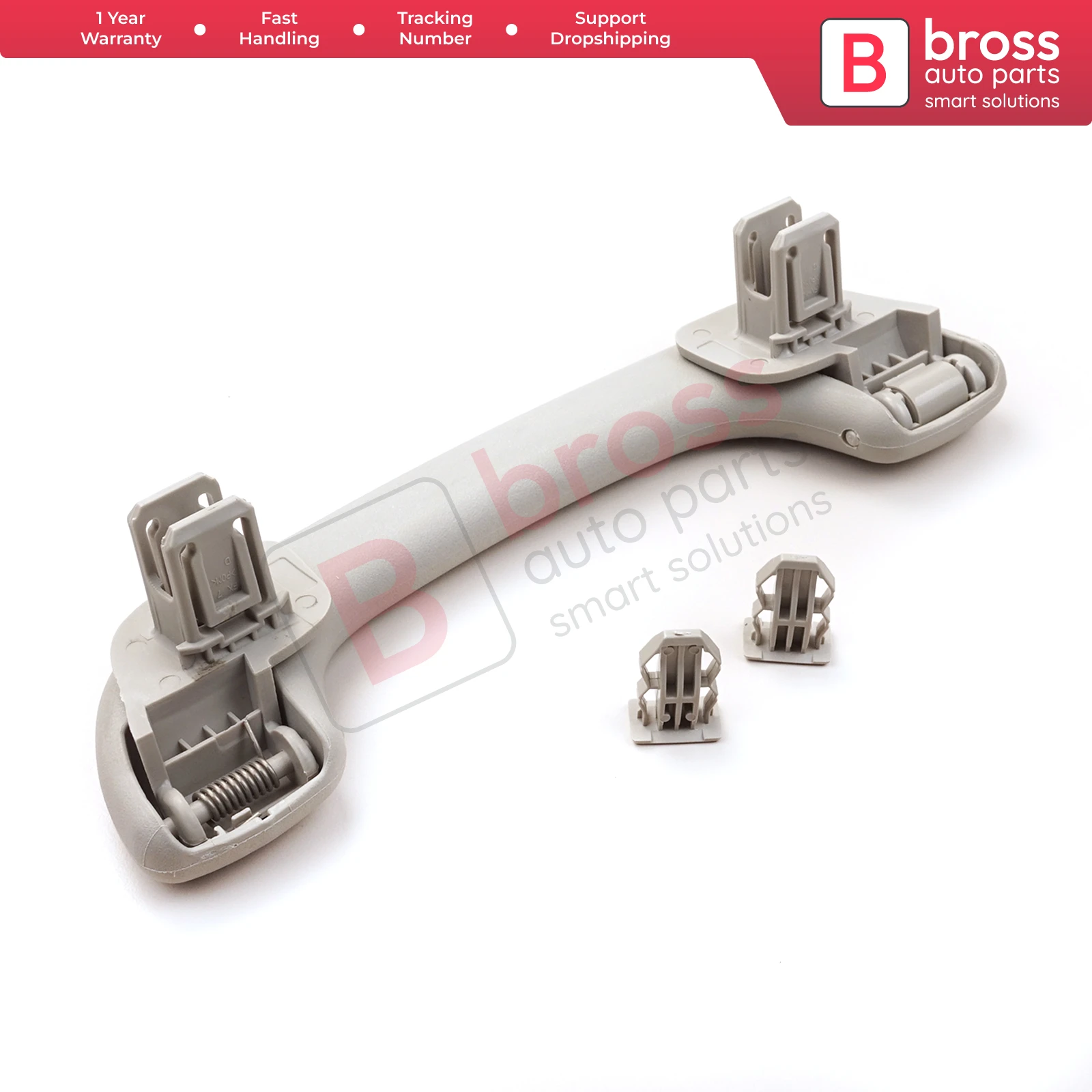 BDP1182 Front Passenger Interior Roof Grab Handle Support Light Gray 739410013R for Megane 3 4 Scenic 3 Clio 4 Kadjar Captur