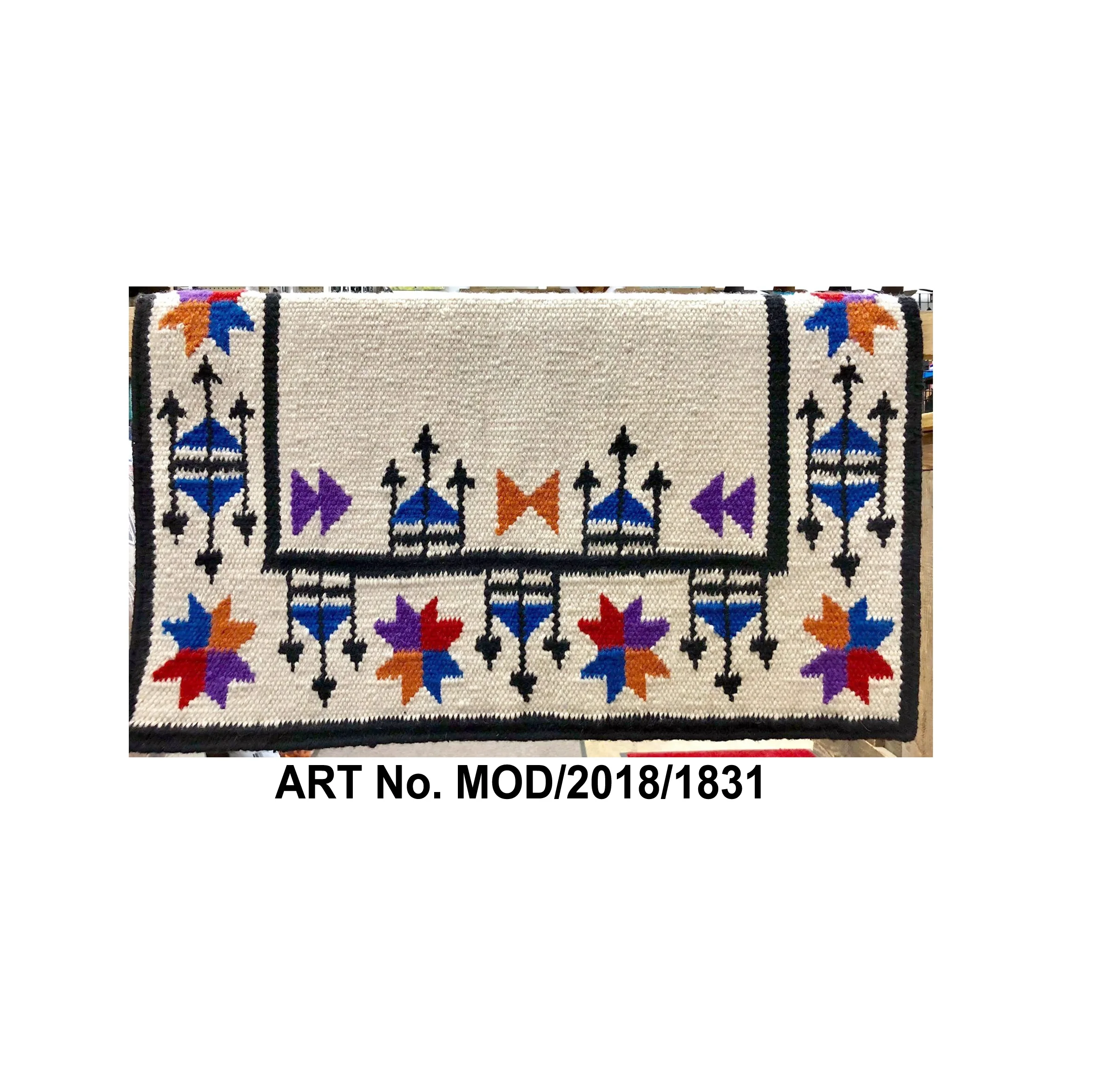 Equestrian Western Saddle Pad Breathable Horse Blanket with Glitter for Jumping and Dressage Filled with Wool and Felt