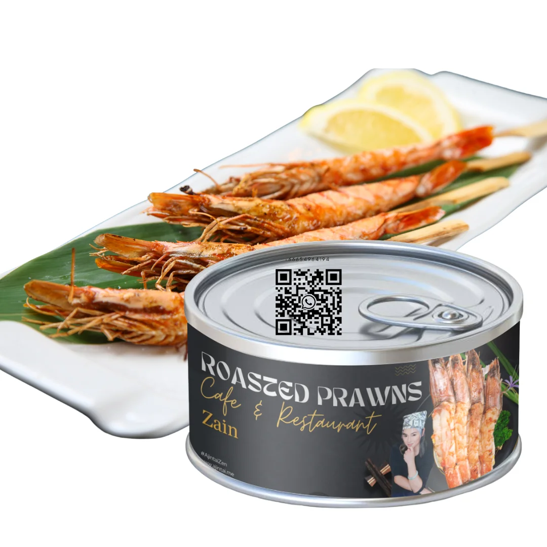 Zain Ajintai ZEN Grilled Prawns & Shrimp shellfish Canned Tuna wholesale Sardine Mackerel in Brine in  oil IN Tomato Sauce