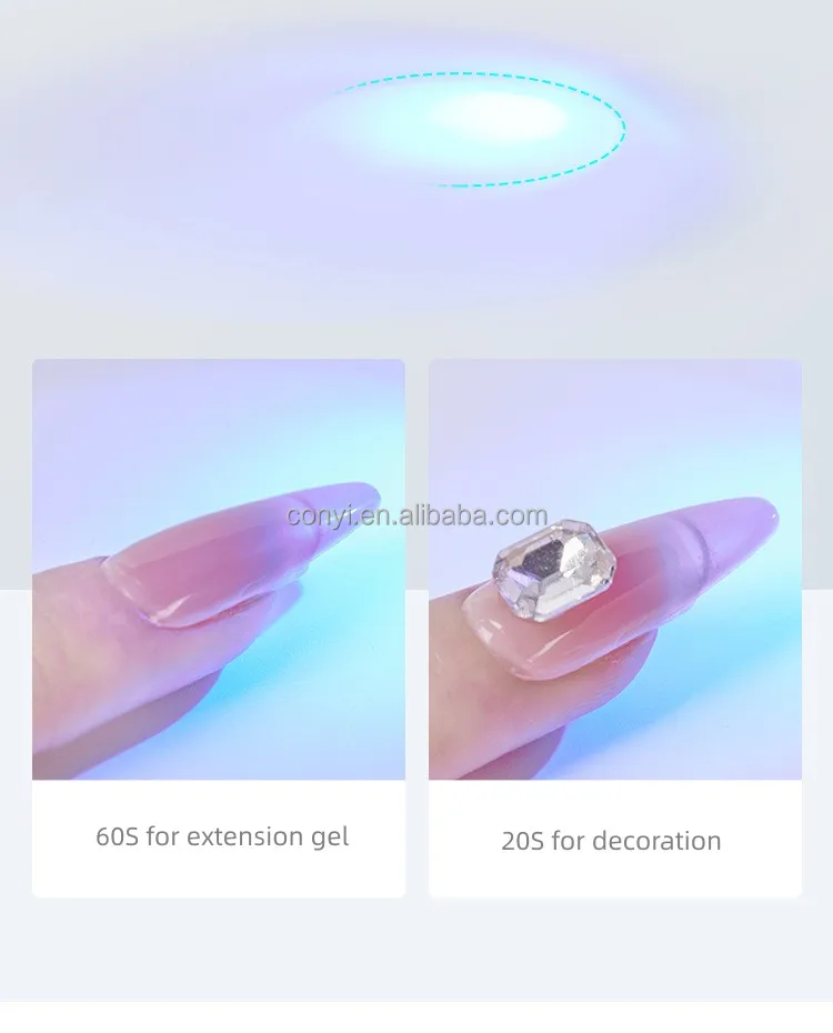 Custom Logo 3W Mini Led Light Wireless Cordless Rechargeable Led Nail Lamp Manufacturer