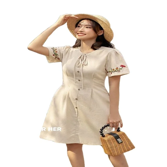 American Clothing Wholesale Vestido Women Vintage Floral Print V Neck Cut-Out Ruffle Mini Bohemian Boho Dress