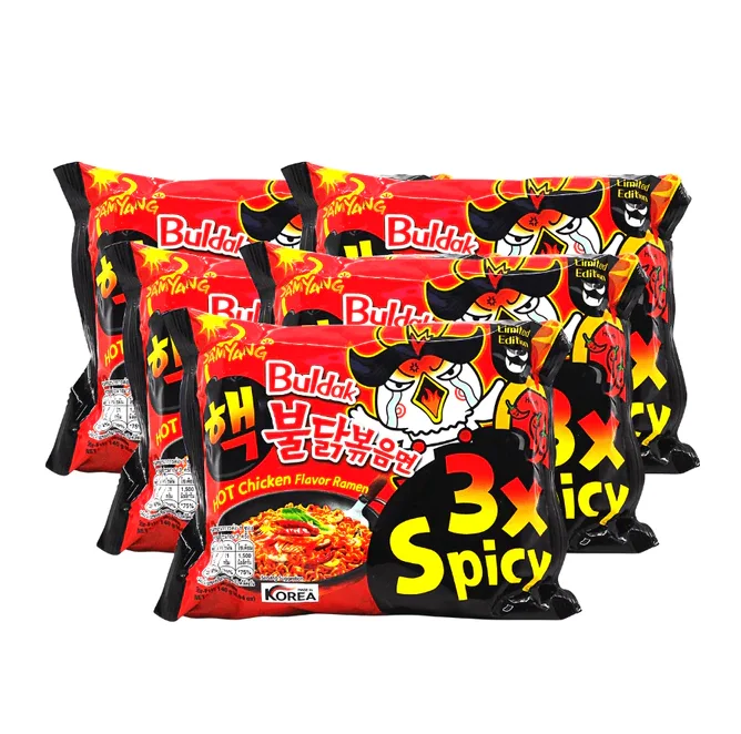 Ramen Hot Spicy Chicken Buldak Ramen Noodles Quick Hot Food Instant Noodles