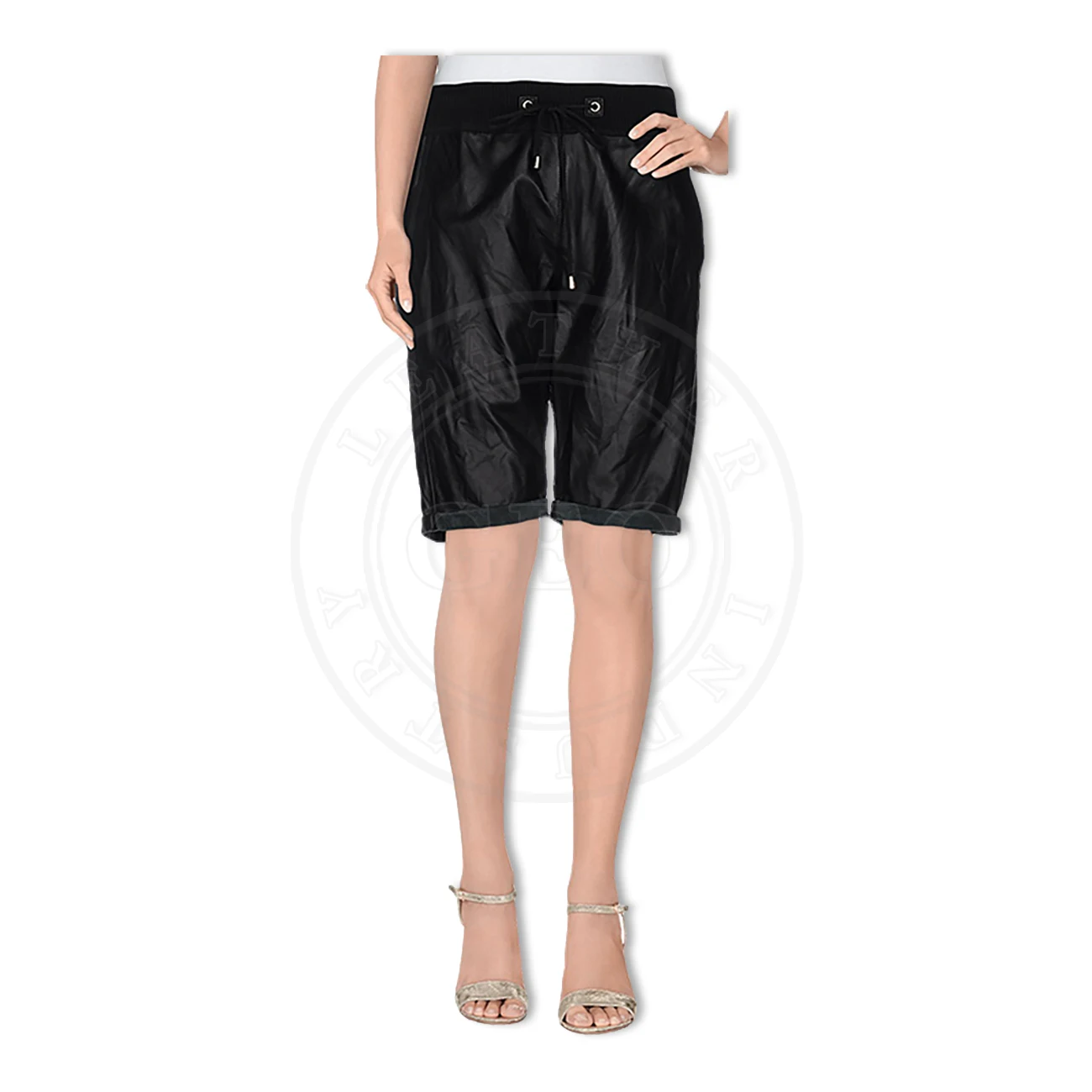 Genuine Suede Leather New Arrival Season Sheep Skin Shorts For Women