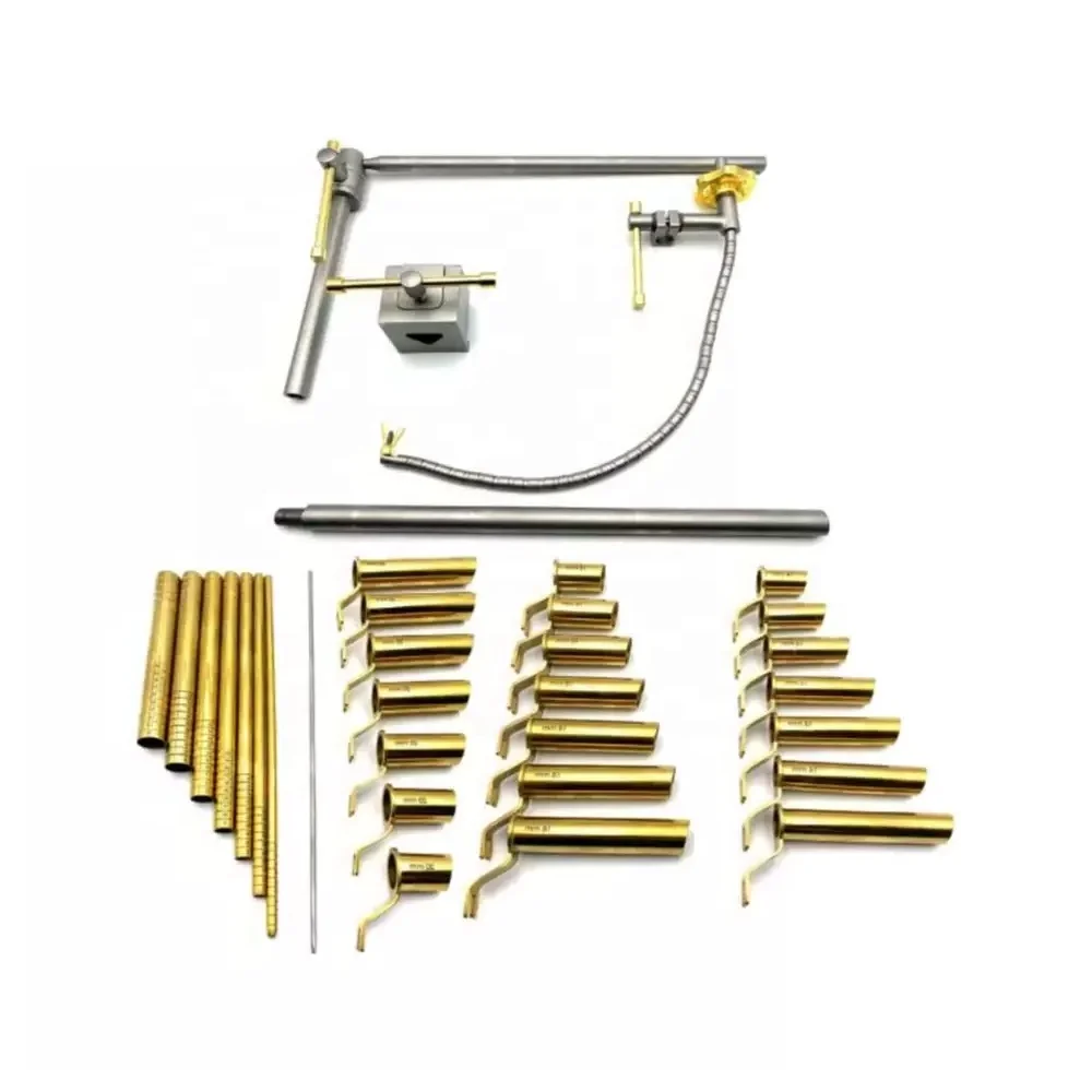 MIS Tubular Retractor Set System With Black Color German Stainless Steel Complete Set with Sterilize case