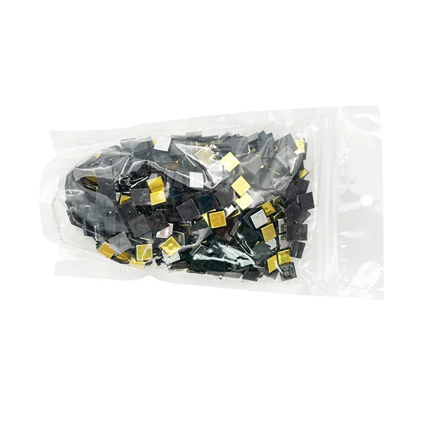 200g 1cm Plastic Square Craft Mix Gold and Silver Shiny Mosaic Tile