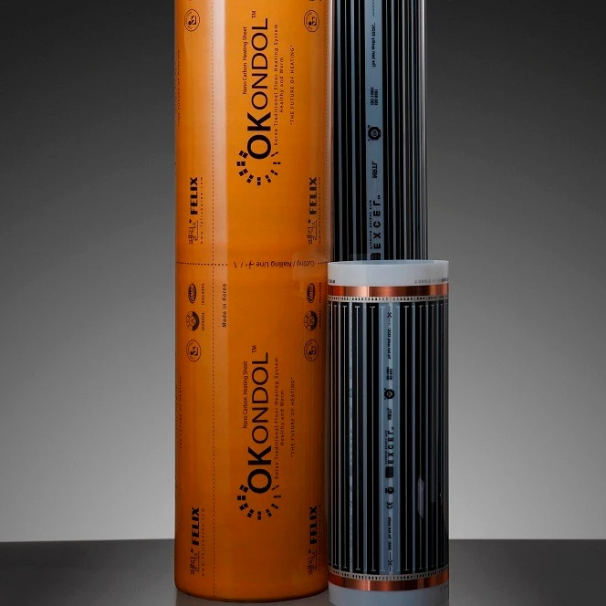 OK ONDOL Professional Carbon Heating Film Wholesale Energy saving Underfloor Heating Film FELIX KOREA
