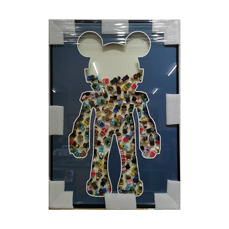 Современное домашнее пространство персонализированные украшения креативные Модульные строительные блоки стиль 3D фрески Обнаженная акварель на холсте