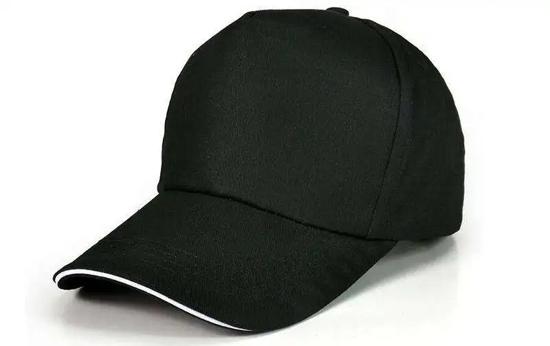 New Unisex hat Women Men Mesh Male Snapback Hat Black Outdoor Solid Color Adjustable Sport Hat