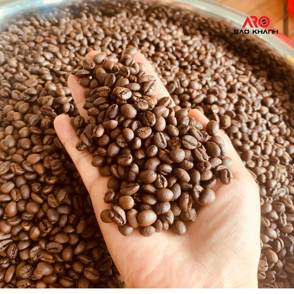 Свежий кофе с завода Robusta вьетнамские жареные кофейные зерна 1 кг сильного оптовая цена готовый к