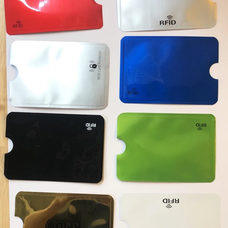 RFID Blocking Sleeves 20 Credit Card Holders (Random colours)
