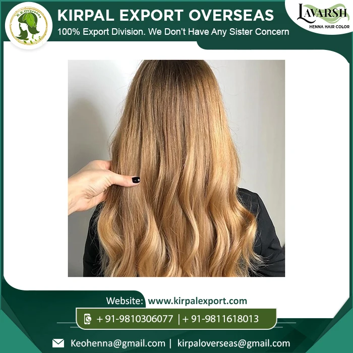 Honey, gold,& Buttery Toned Blonde Hair Herbal Golden Blonde Glossy Salon Use Hair Color Available For All Skin Types