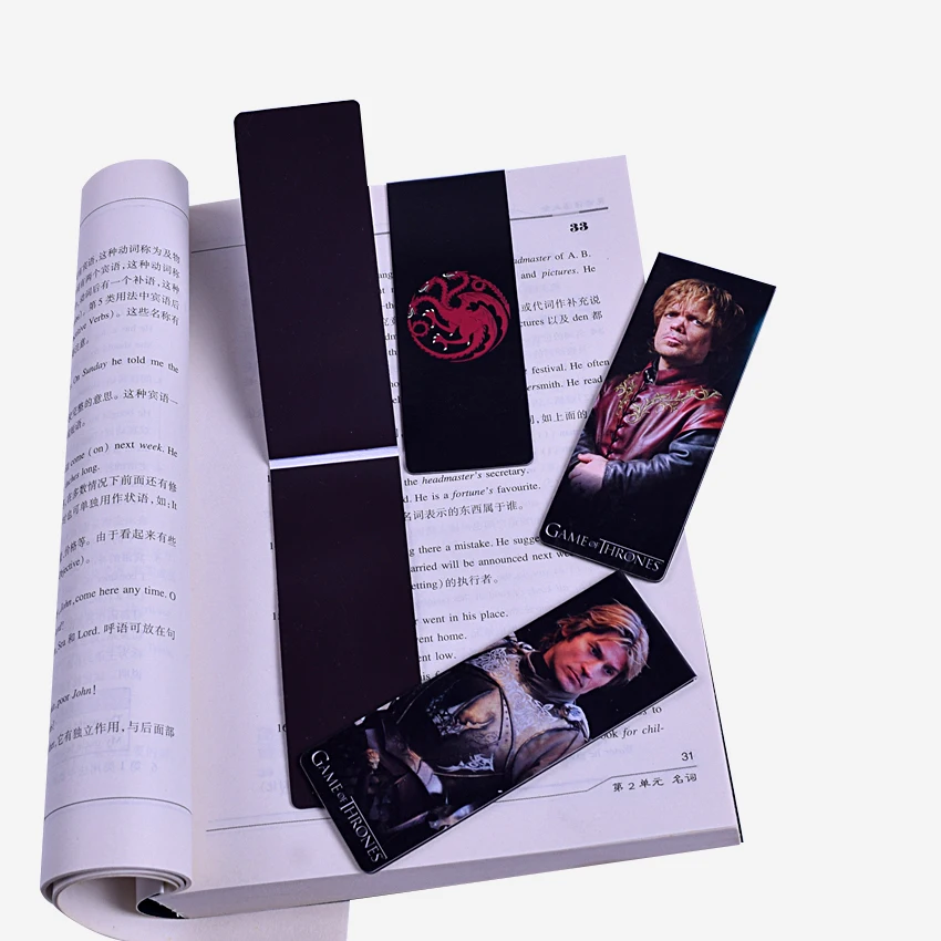 Manufacturers wholesale magnetic cartoon creative bookmarks students study textbook paging anime magnetic folded bookmarks