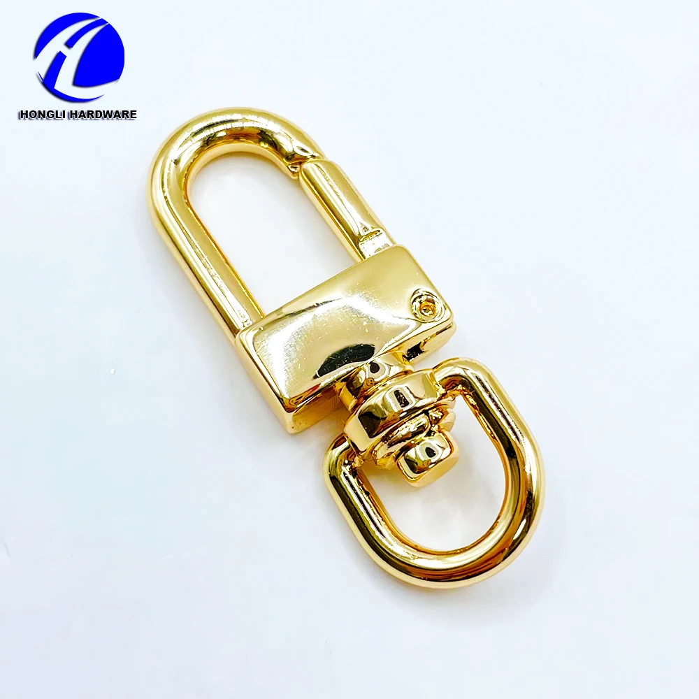 Factory Metal Purse Bag Chain Snap Hooks Buckle Custom Handbag Strap Swivel Snap Hooks for Crossbody Bag Luggage Accessories