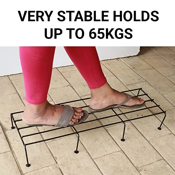 Latest Design Rectangular Indigo Galvanized Metal Plant Stand/Pot Stand  (Set of 4) for Indoor & Outdoor Use