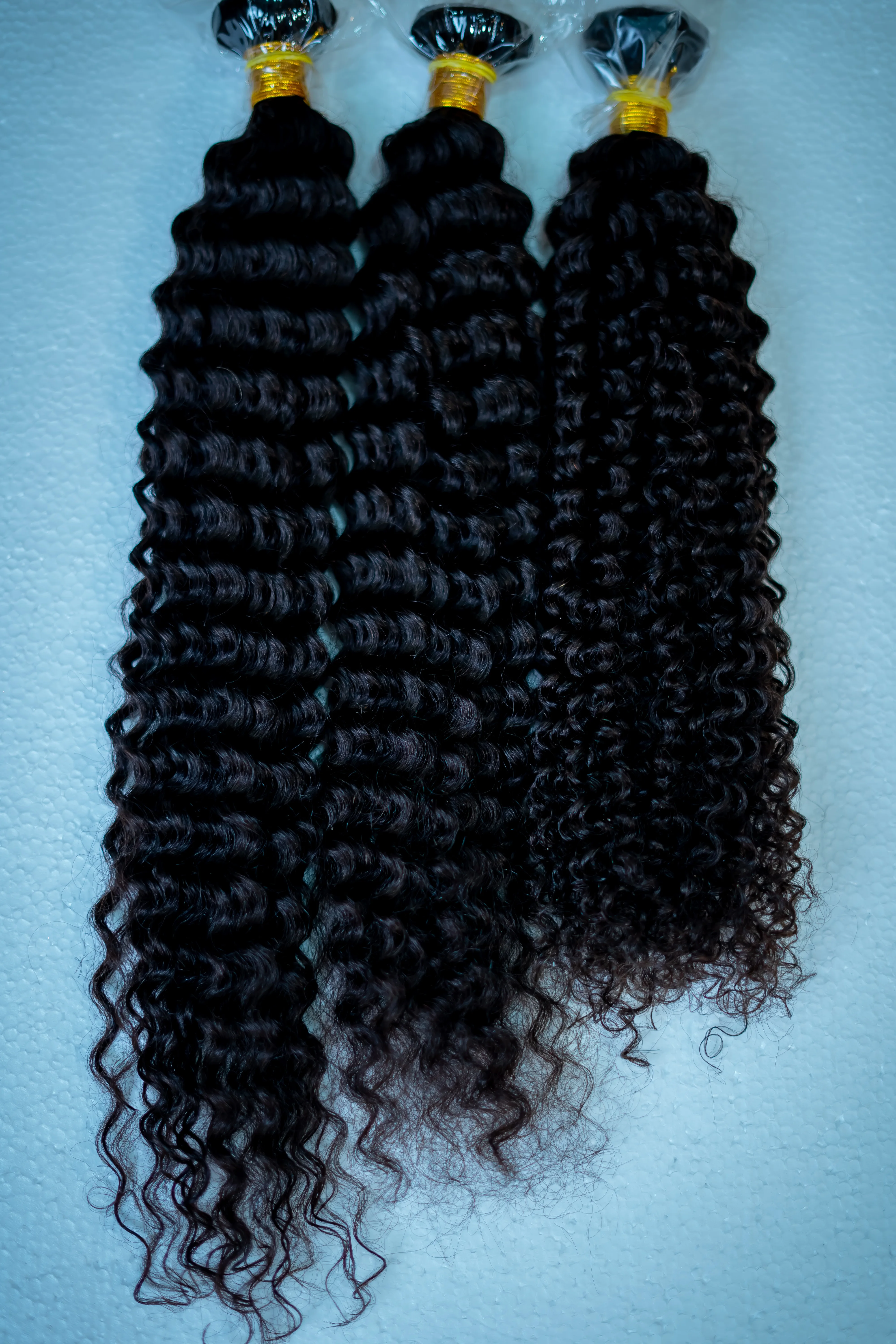 Excellent 3X Bundle 18+20+22 Inch Curly Virgin Human Hair Extension 100% Quality Guaranteed Cost-Effective