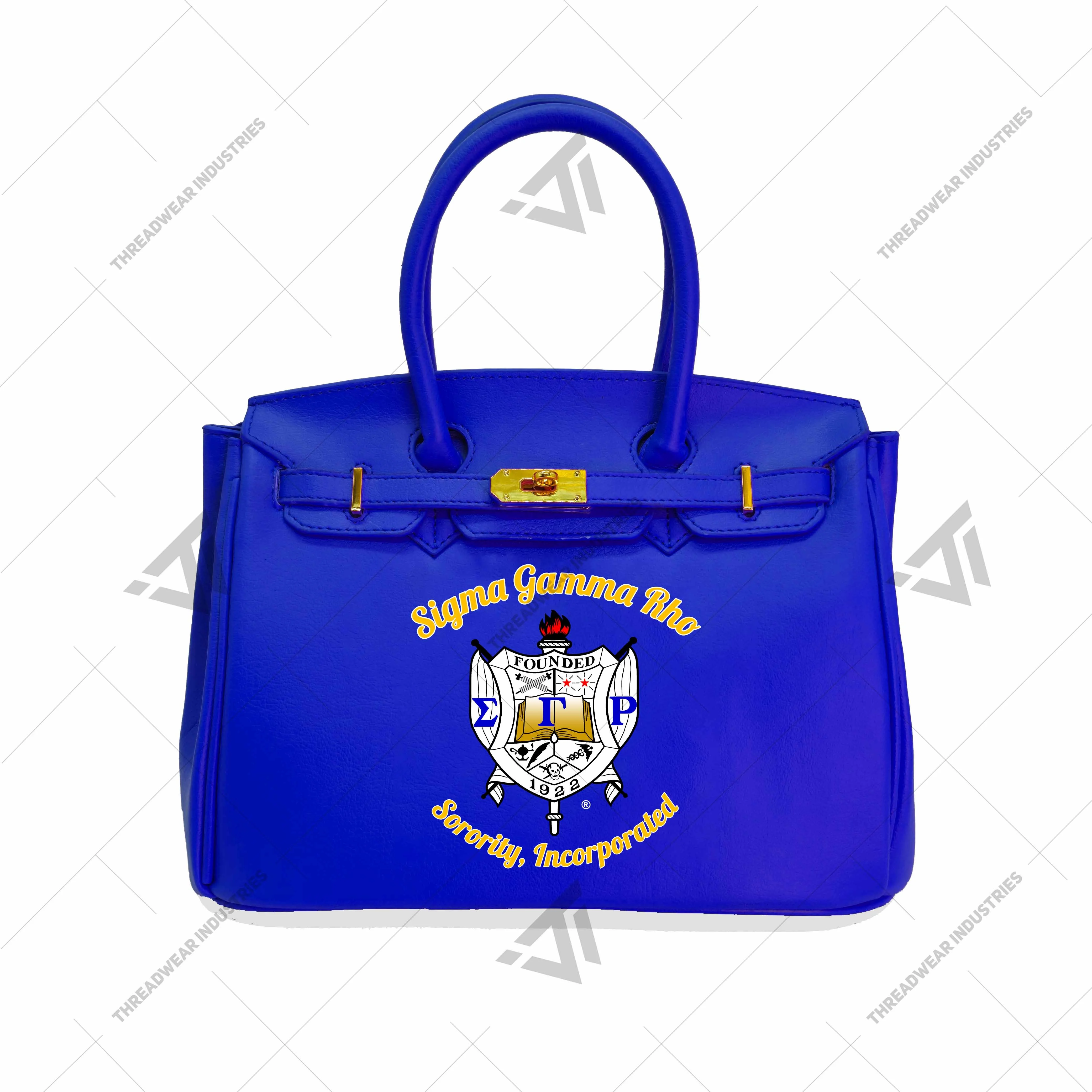 Custom Wholesale Sigma Gamma Rho Handbag Greek Paraphernalia Sorority Apparel