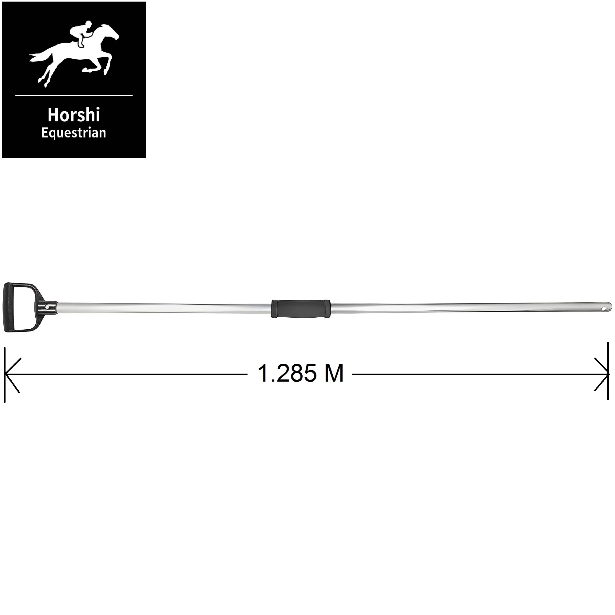 Horshi Wholesale Lightweight Durable D-Shaped Grip Aluminum Stall Manure Fork Repl Handle for Horse Stable Gardening Handy Tools