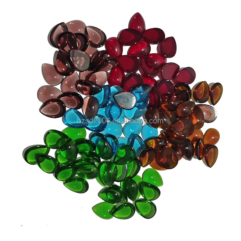 Transparent glass beads for tin solder lampshade Tiffany stained glass beads