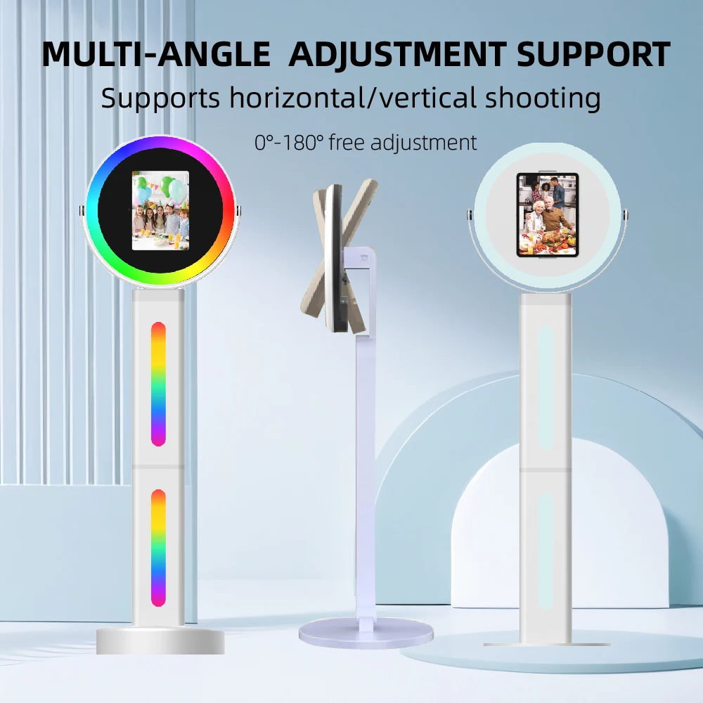 Funsbooth Высококачественный портативный легкий Ipad фотобудка с кольцевым светом для продажи