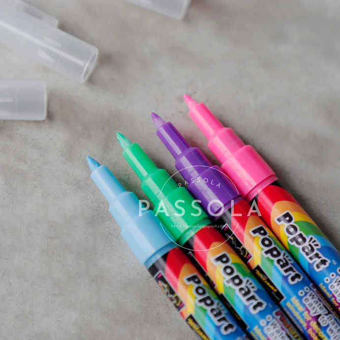 Тонкий перо 1 мм стираемый Жидкий Мел стеклянный маркер на водной основе 50 цветов