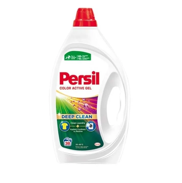 Color-Protecting Formula - Persil Color Active Gel Deep Clean - 38 Washes - High-Efficiency Laundry Detergent