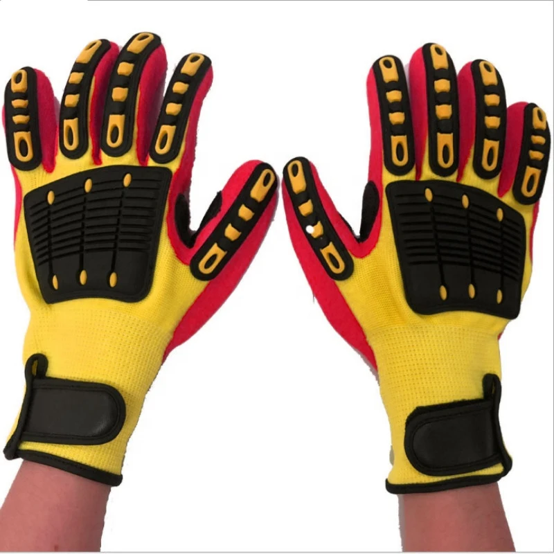 Heavy Duty Men TPR Impact Gloves