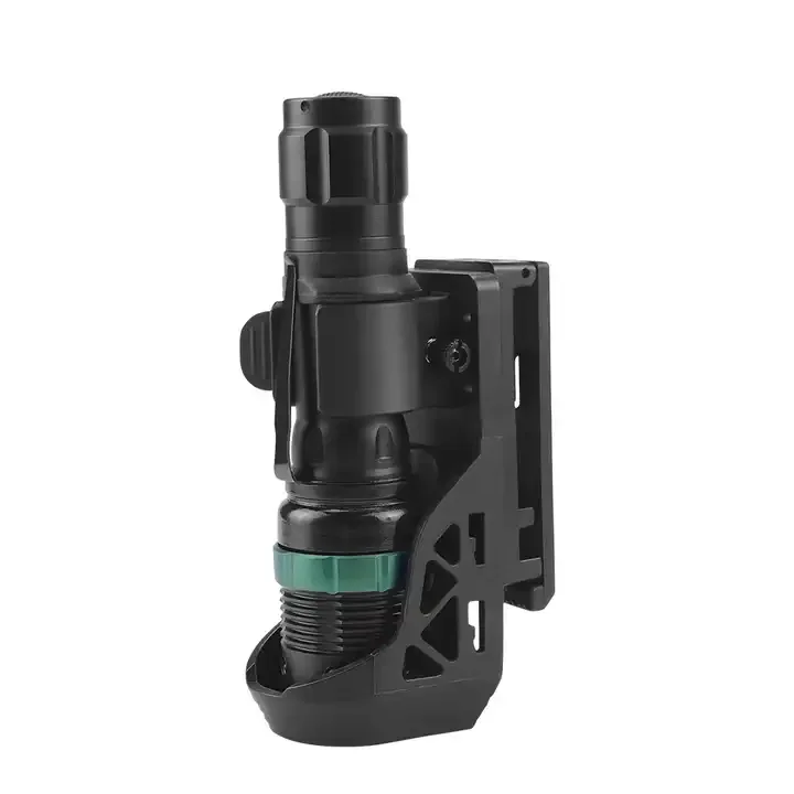 360 Degree Rotatable Flashlight Holder Case Holster Light Pouch LED Flashlight Torch Gun Holster Tactical Hunting Accessories