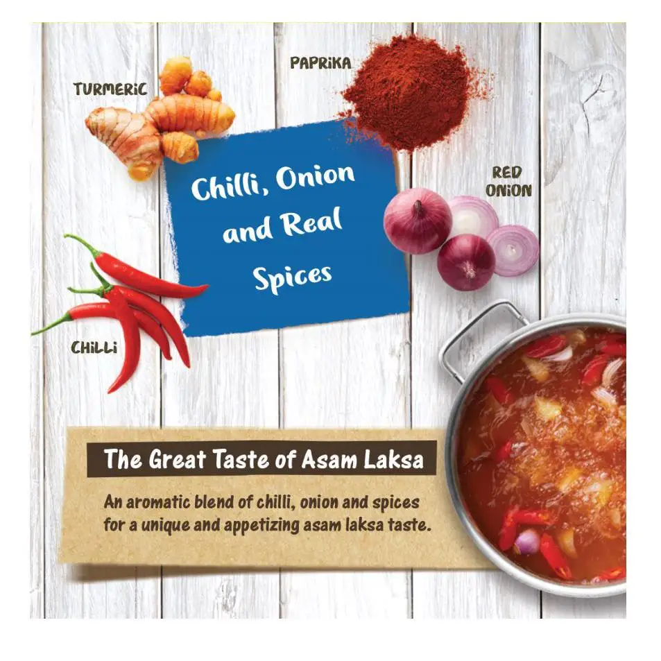 INSTANT NOODLES MAGGI 2 MINUTE ASAM LAKSA 2-MINN [12 x 5 x 80g] FAST EASY HOME COOKED MEAL HALAL WHOLESALER MALAYSIA