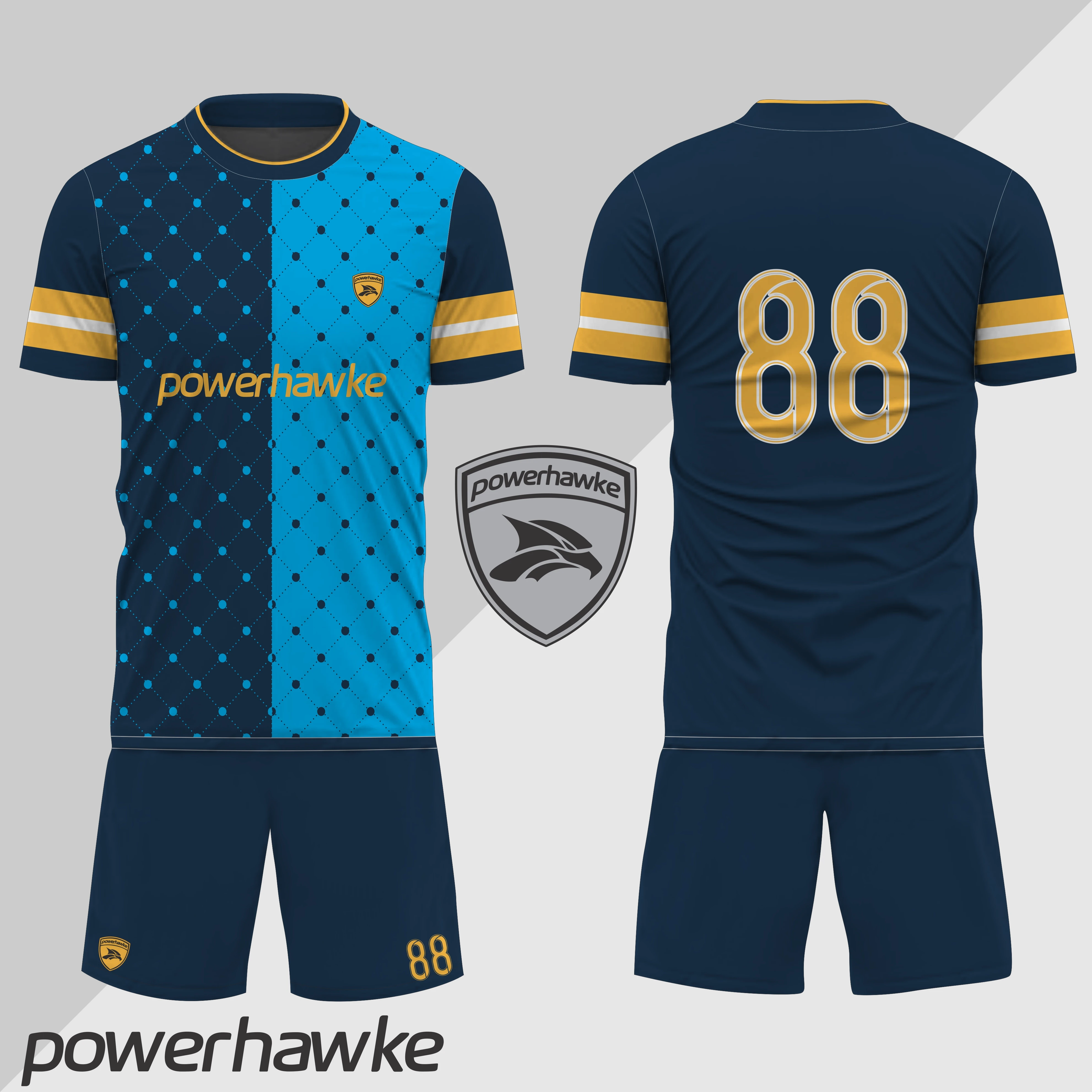 Sportswear New Collection 2023 Full Set Soccer Uniform T-shirt Jersey and Shorts with Customized Logo Team Name Size Color