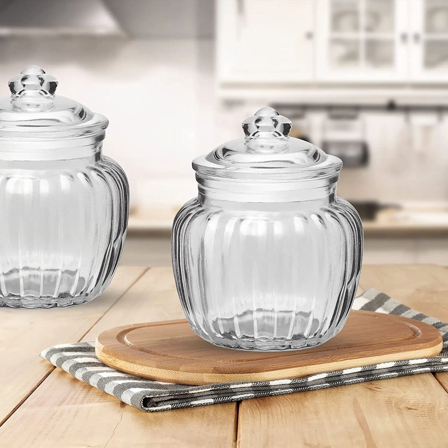 Candle Jar Empty Glass with Bamboo Lid Wholesale Colorful Frosted Amber Black Clear Valentine Print Handmade Silk Metal Cylinder