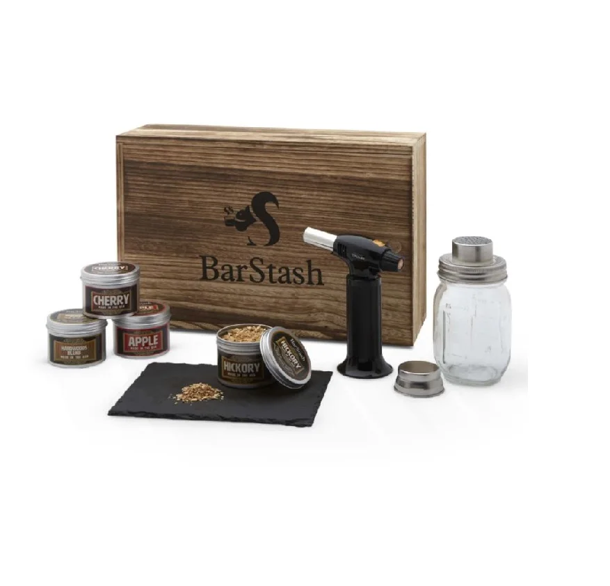 Wholesale 6 PCS Tobacco Smoking Kit With Stash Jar And Plastic Ashtrays Rolling Tray Smoking Accessories Kit