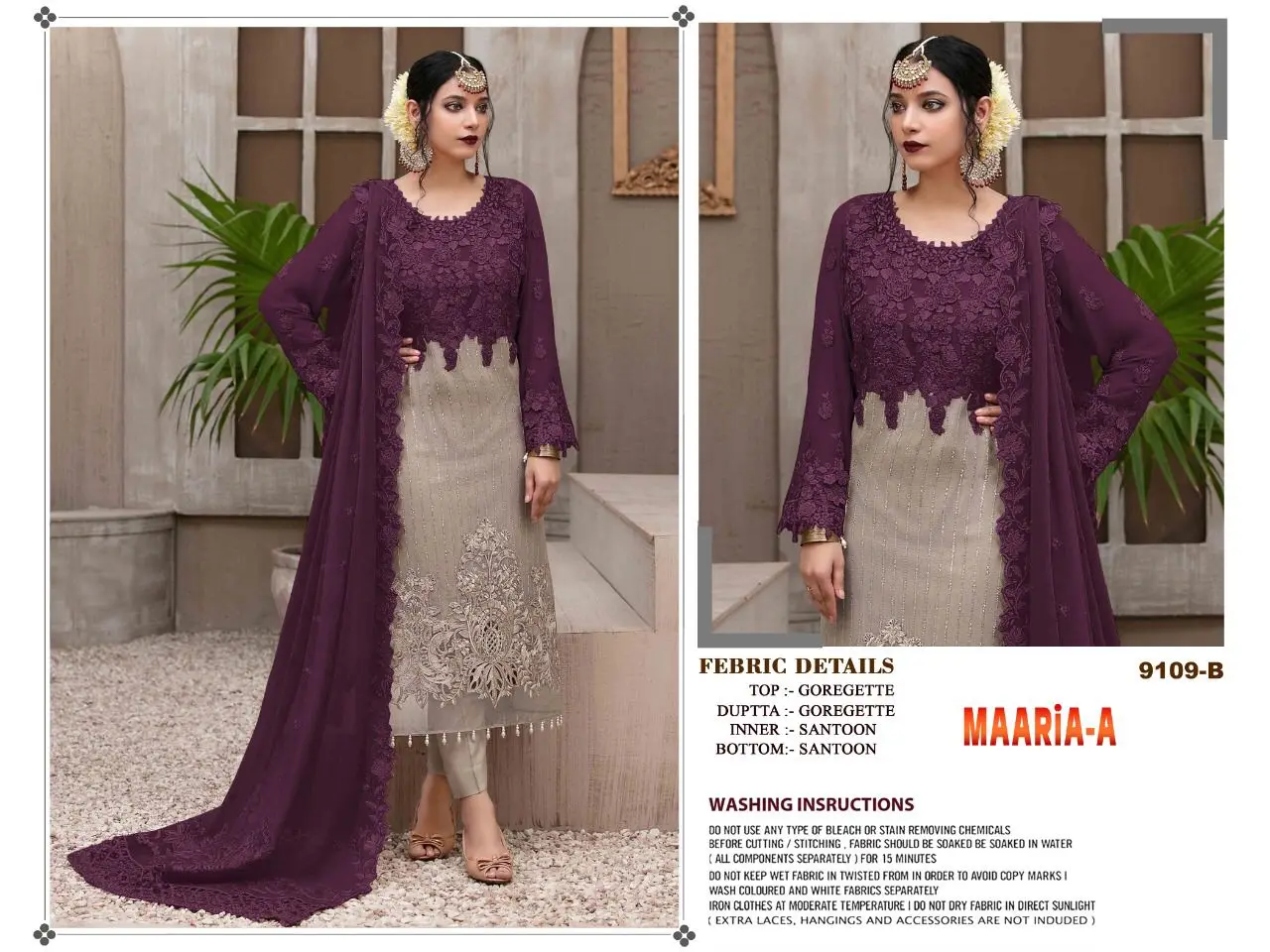 Indian Pakistani Georgette Embroidery Work Fancy Salwar Kameez Suit For Women Wedding Collection Of Saree Long Gown Dress Saree