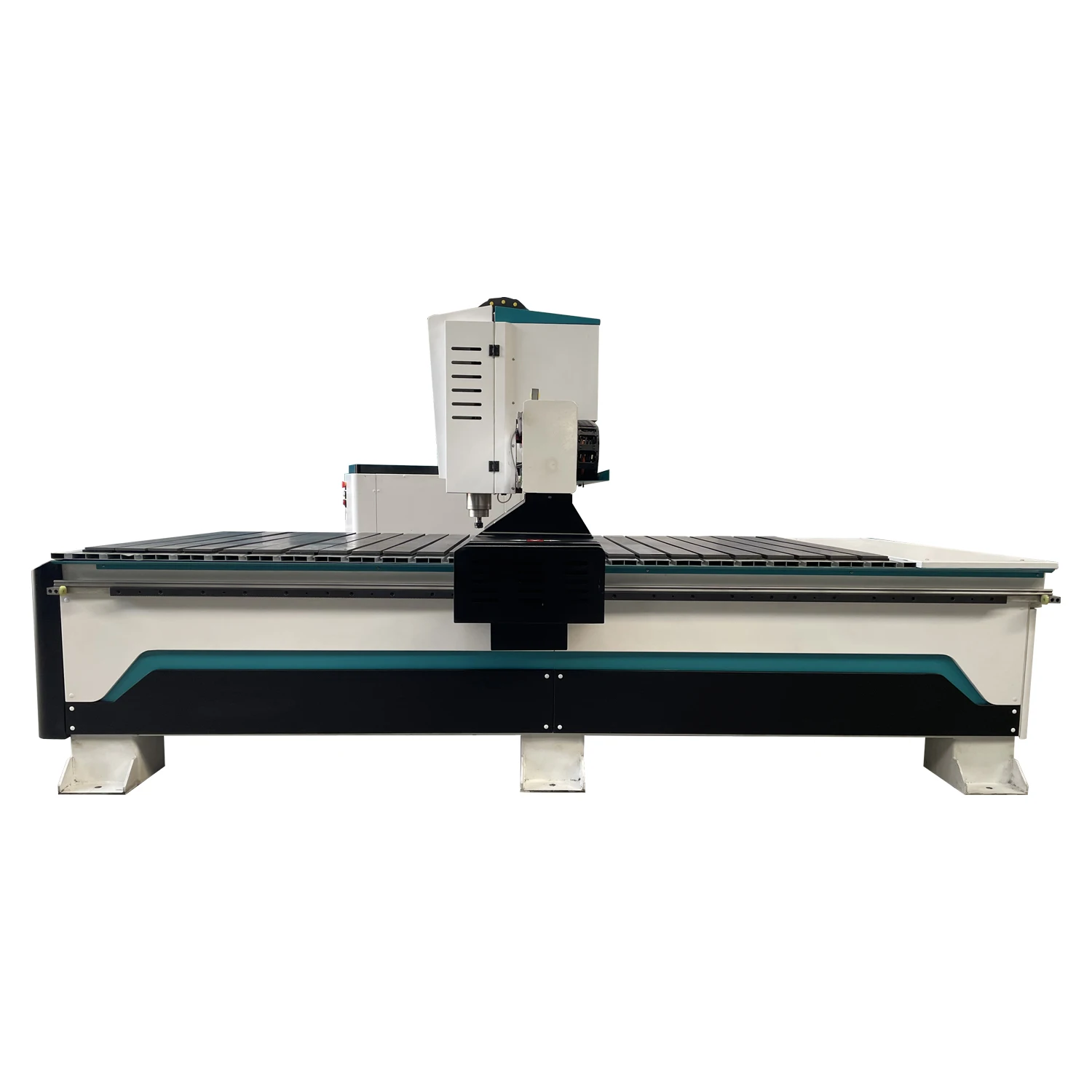 economical cnc wood cutting router double table frame structure for woodworking engraving