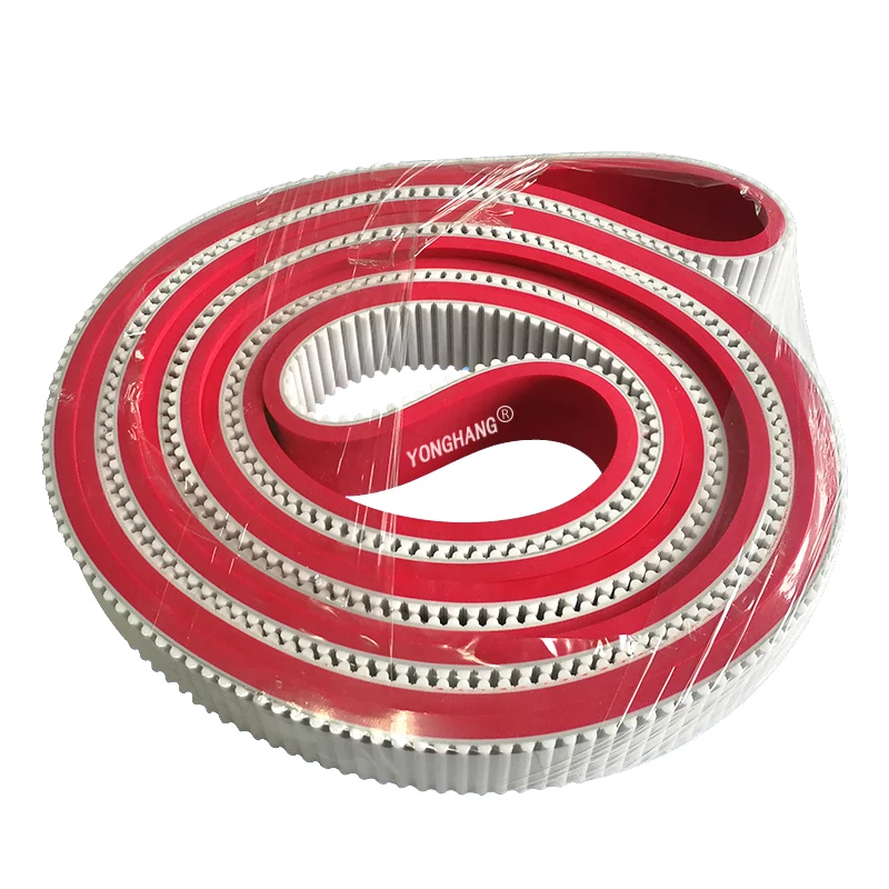 wholesale T AT HTD type PU and Rubber belt for food industry and package industry seamless and openPU timing belt