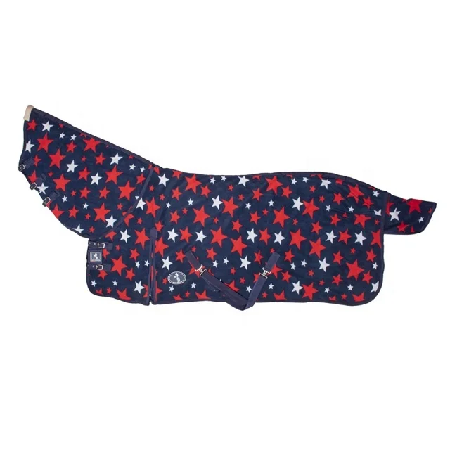 High Grade Combo Polar Fleece Horse Rug with Star Print for Horse Racing Excellent Value for Indian Exporters