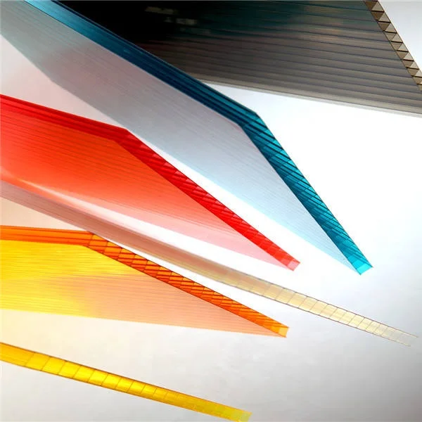 HUASHUAITE 8mm 100% GE triple wall polycarbonate sheet flexible