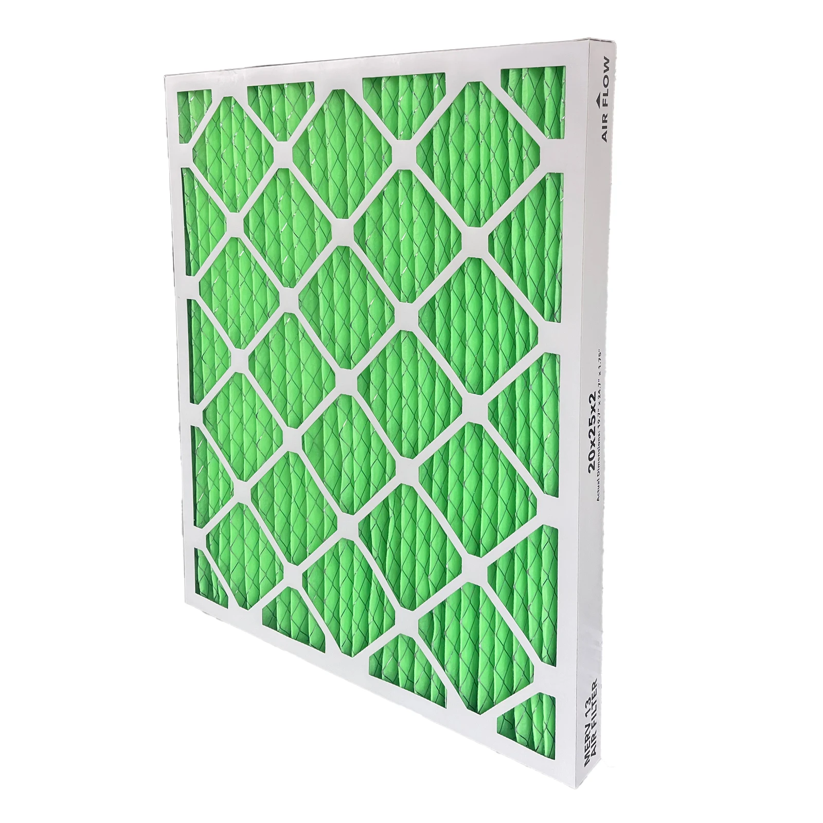 U.S. Standard For  Household Use 20x25x2 Pleated Paper Frame AC Furnace Replacement Filter