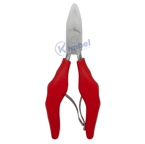 Hot Sale Professional Nail Cuticle Pliers Stainless Steel with Reinforced Double Spring and PP Plastic Handle Manicure Tool