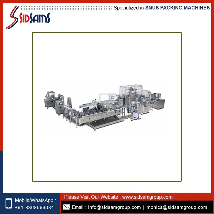 Fully Automatic Multi-Functional Fully Automatic Shisha Tobacco Packing Line At Wholesale Price