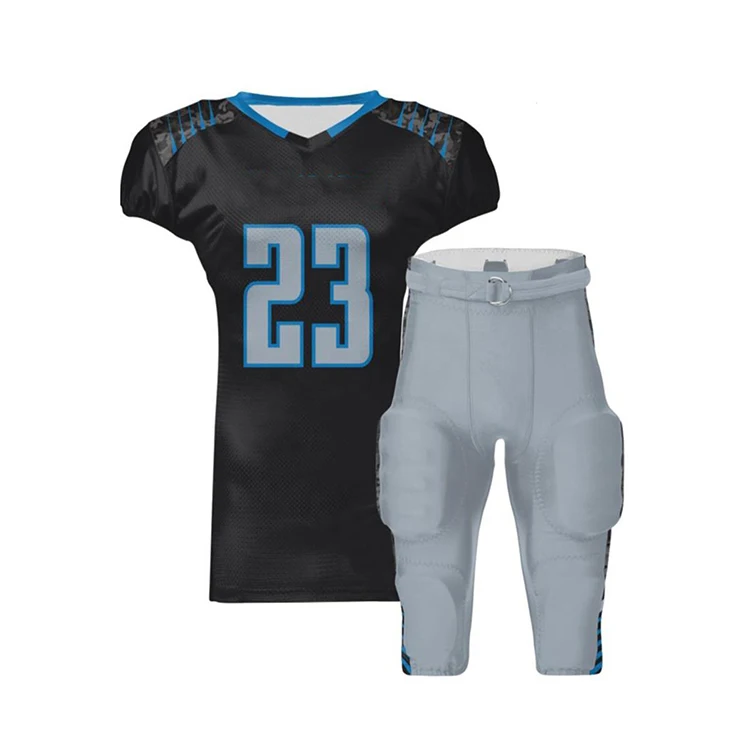Trending Style Custom College Sublimation Tackle Twill football uniform set Custom Practice American Football Uniform for men
