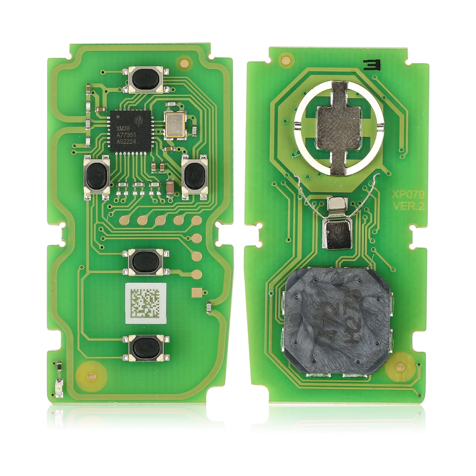 XHORSE XSTO20EN FENT.T Toy XM38 Smart Key 5 Buttons T-oyota Key Only PCB Board
