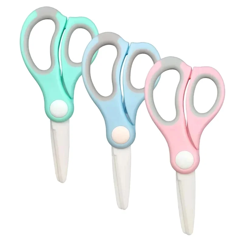 mini safety kids child scissors diy handmade art craft scissor for kids and other paper craft cutting