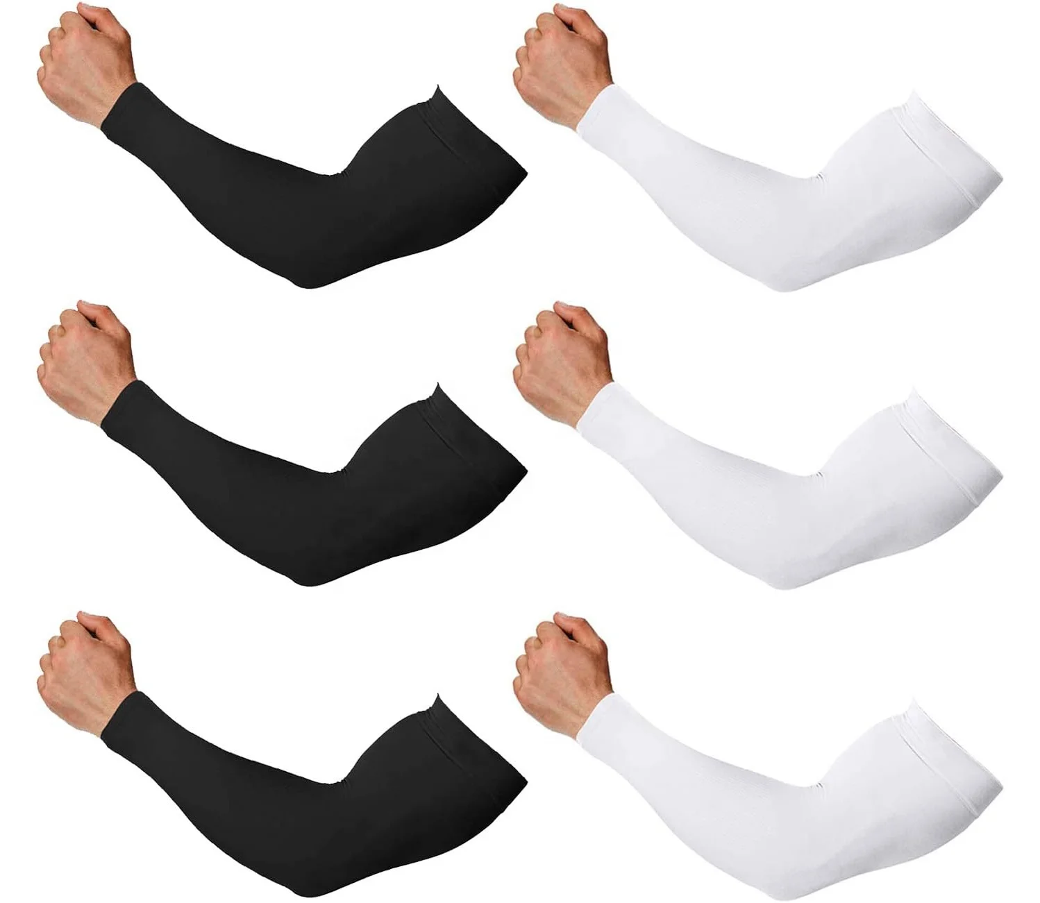 Custom Sport Outdoor Arm Sleeve Compression Arm Protection Sleeve For Cycling Baseball Football Basketball Bike