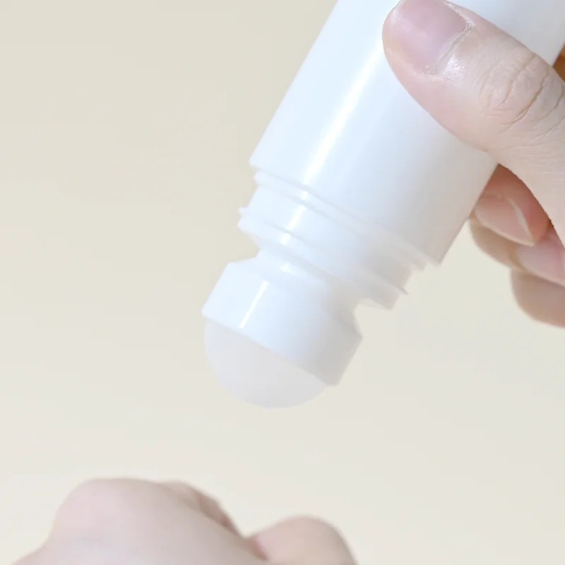 Kinpack 50ml Cylindrical Antiperspirant Ball Bearing Deodorant roll on Bottle Deodorant Plastic Ball Roller bottle